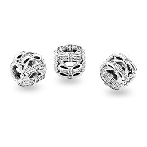 Charm Dije Pandora 791779CZ Ale-Shimmering Sentimentos Openwork Platas 925