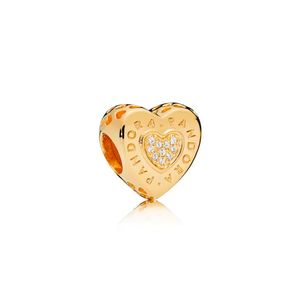 Charm Pandora 767375CZ Shine Love Heart Gold s925