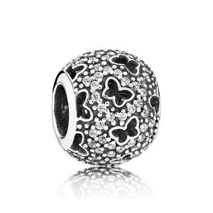 Charm Dije Pandora 791482CZ Mariposas Revoloteando Plata s925