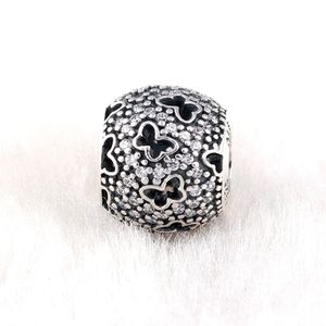 Charm Dije Pandora 791482CZ Mariposas Revoloteando Plata s925