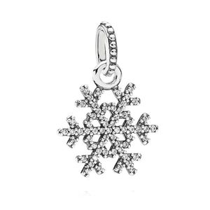 Charm Colgante Pandora 390354CZ Copo de Nieve Plateado s925