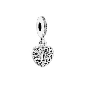 Charm Colgante Pandora 791876CZ Intricate Heart Lock s925
