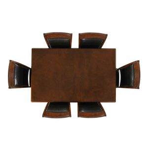 Juego de Comedor Antonieta Extensible 6 Sillas PU