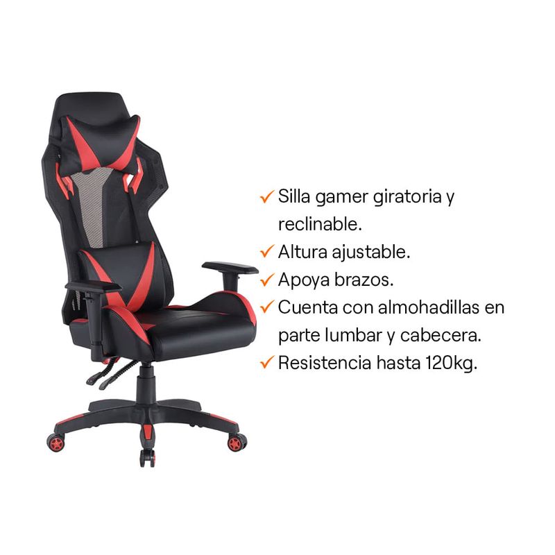 Silla Gaming Pro - Muebles Industria - Barcelona ✓