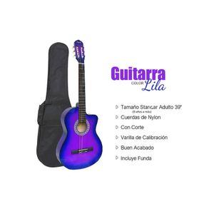 Guitarra Acústica Nylon Lila