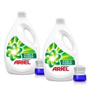 Pack Detergente líquido ARIEL Concentrado Galonera 3000ml x 2un
