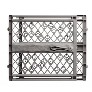 Puerta Portátil para Mascotas Gris