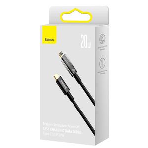 Cable Cargador Compatible con IOS Lightning a Tipo-C 20W Negro 2m