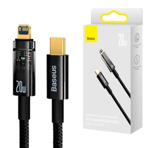 Cable Cargador Compatible con IOS Lightning a Tipo-C 20W Negro 2m