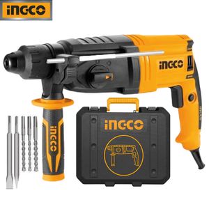 Combo Rotomartillo Ingco 950W SDS PLUS RGH9528 + Amoladora Angular 4 1/2" 750W + 10 Discos AG75028