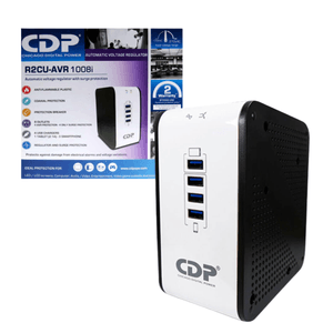 Estabilizador 1000va/500w 8 Salidas 4 Puertos Usb Cdp R2cu-avr1008i