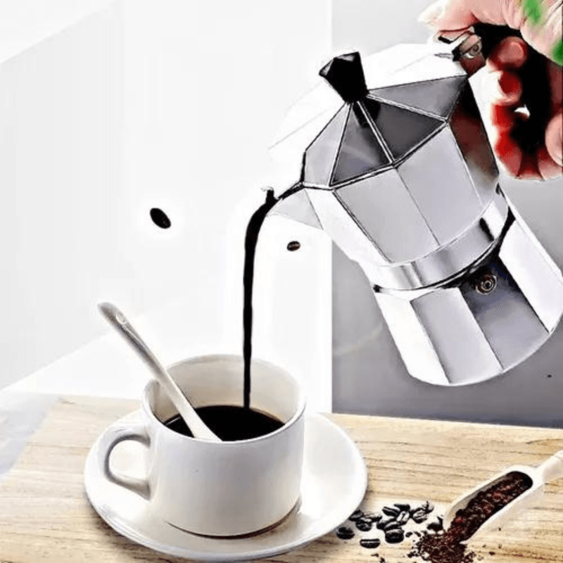 Cafetera Italiana Cubana de Café Moka 6 Tazas - Real Plaza