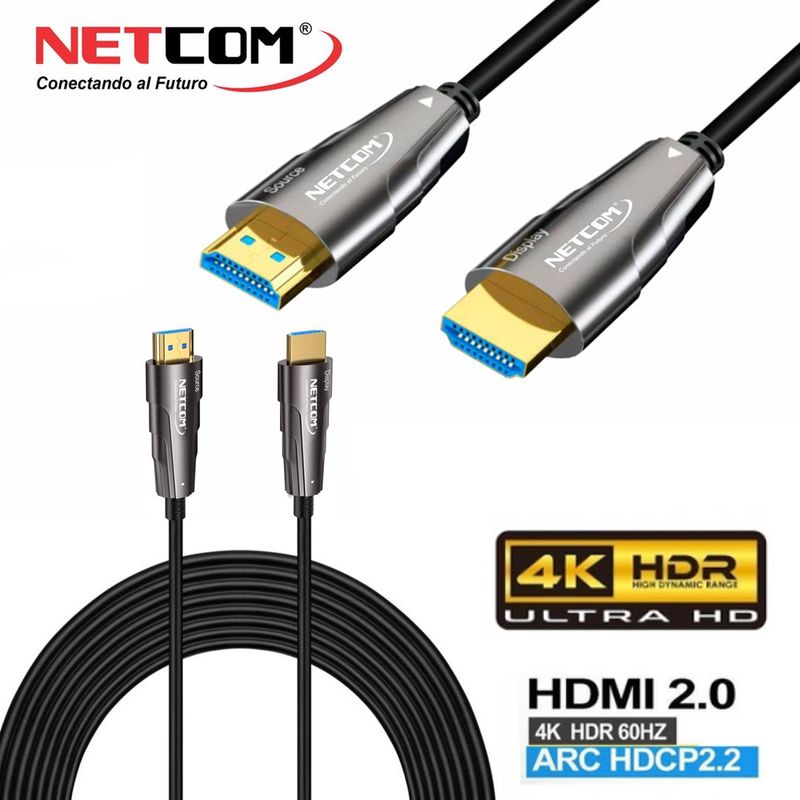 Cable HDMI, para instalación, 2 metros, soporta 4K