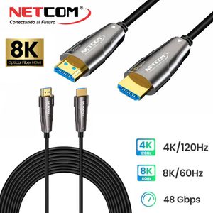 Cable Hdmi 2.1 8k Premium Fibra Óptica 15 Metros HDCP 2.3 HDR ARC 3D
