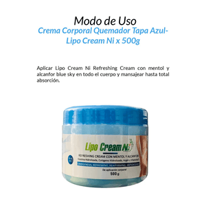 Crema Corporal Quemador 500g