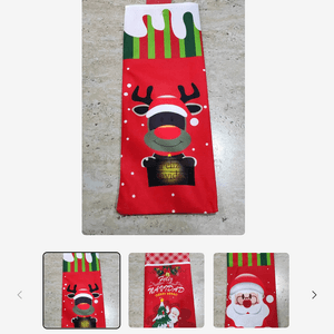 Porta vino y Champagne Navideño