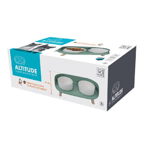 Tazón Doble de Altitud para Mascota