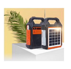 Kit multifuncional YX-168BT Parlante +Mini Panel Solar 6V 2W +Linterna +Led usb