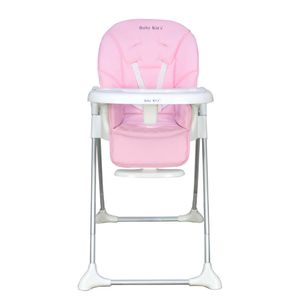 Silla de Comer Baby Kits Elegant Reclinable y Plegable Rosa