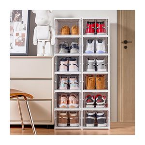 Organizador Zapateras De 6 niveles Para Zapatos Plegable Acrílico Armable