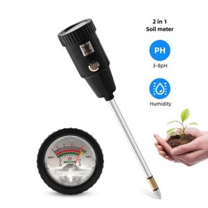 Medidor De PH y Humedad de Suelo Tipo Varilla - No Usa Baterías