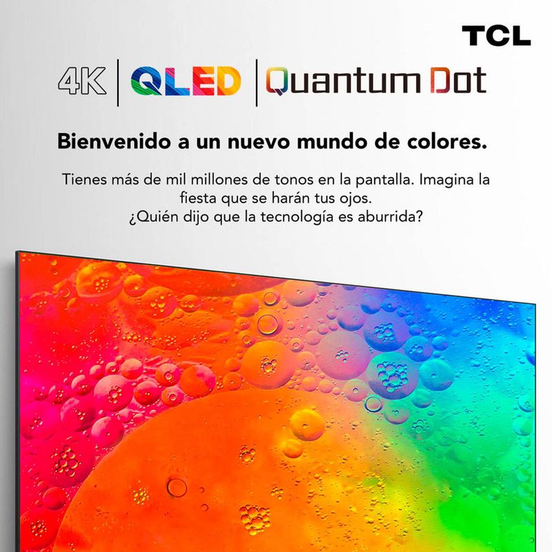 Televisor TCL QLED 50 UHD 4K Smart Tv 50C645 - Oechsle