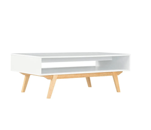 Mesa de centro funcional Miley color Blanco/Haya TU MESITA