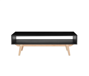 Mesa de centro funcional Miley color Negro/Haya TU MESITA