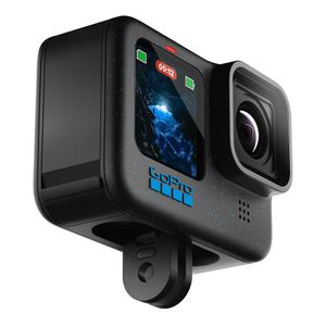 Cámara de acción GoPro Hero 12 Black 5.3K, 27MP, pantalla táctil fija,  sumergible 10 metros