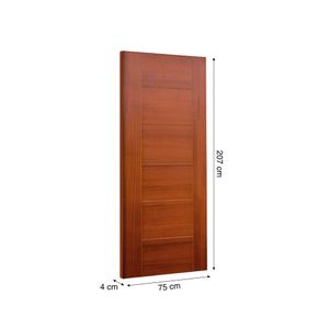 Puerta enchapada Sapelli Natural Opera 40x75x2.07