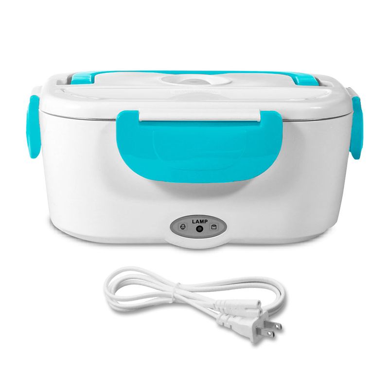 Lonchera Eléctrica Portátil Lunch Box - Celeste - Real Plaza