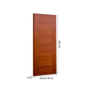 Puerta enchapada Sapelli Natural Opera 40x65x2.07