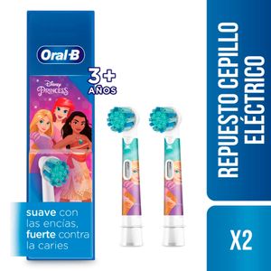 Repuesto para Cepillo de Dientes Oral-B Eléctrico Disney Princess - Caja 2 UN
