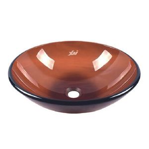 Ovalín de Vidrio XM V420R Marrón