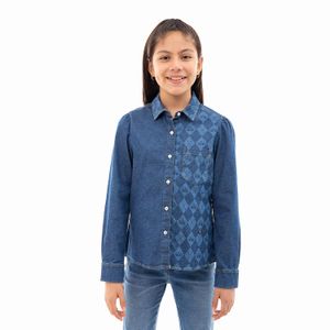 Blusas Moda Denim Niña Beyham