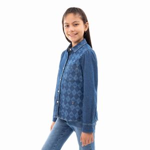 Blusas Moda Denim Niña Beyham