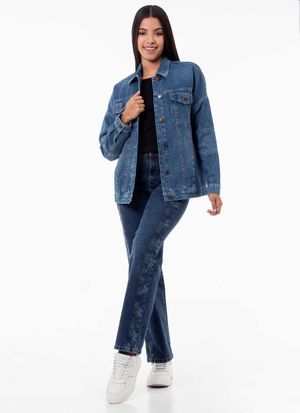 Casaca Denim Mujer Fatosh