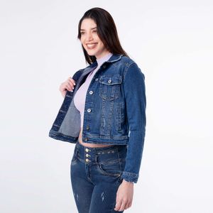Casaca Denim Stretch Mujer Skarleth