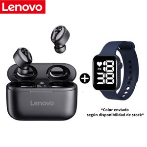 Audífonos Inalámbricos Lenovo HT18 Mas Reloj Led de Regalo