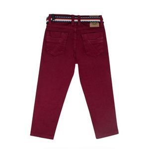Pantalon de Niño Recto Junior Trousers en Vino