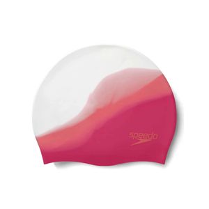 Gorro Natacion Speedo Multi Colour Silicona Cap AU Pink White
