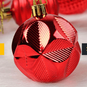 Set de 12 Bolas Navideñas 6 cm