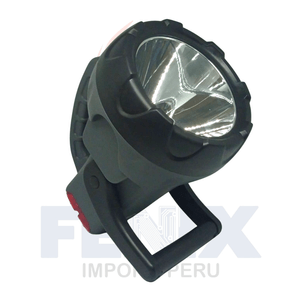 Linterna Recargable Potente 10w 200 Mts Opalux Hb-4011t Negro