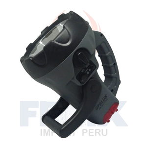 Linterna Recargable Potente 10w 200 Mts Opalux Hb-4011t Negro