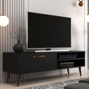 Mesa para TV práctica 1 cajon Xanadú color Negro TU MESITA