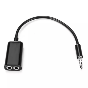 Cable Audio Divisor A Dos Audífonos Jack 3.5 mm