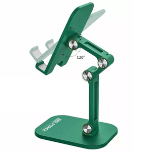 Soporte para Celular o Tablet Verde Plegable Escritorio Home Office