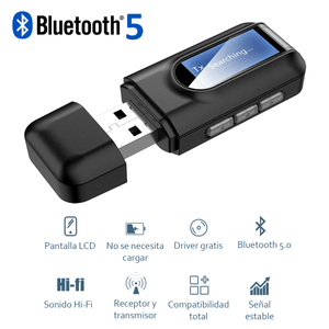 Transmisor Receptor Bluetooth 5.0 Tv Pc Laptop Equipo Sonido