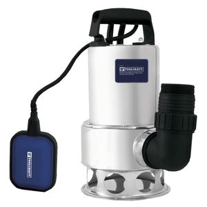 Bomba Sumergible Acero Inox para Agua Sucia 1 Hp 8 Metros Toolcraft TC5738