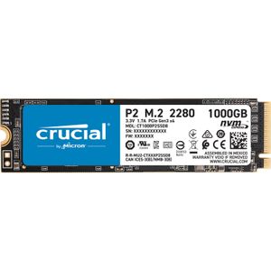 Disco Sólido Crucial 1TB P2 NVMe M2 Internal SSD - CT1000P2SSD8